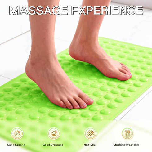 27.514.5Approximately 7037cm inch Cup.1-Opaque Anti-Slip Bathtub Shower mat, Soft Oversized Machine Washable Non-Slip
