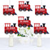 Set 20 Big Dot of Happiness Railroad Party Crossing - Train Decorations DIY Steam Train Birthday Party or Baby Shower