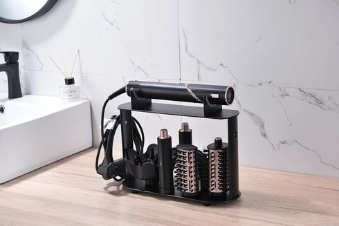 Affogato Stand Holder for Shark FlexStyle, Desktop Organizer Rack with Cord Hanger for Curlers, Brushes, Accessories