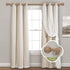 Wood Curtain Rods for Windows, 28 to 48 Inch Adjustable Heavy Duty Drapery Rods