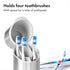 Countertop, OXO Good Grips Stainless Steel Toothbrush Organizer, Bathroom Organizer and Storage, Toothbrush Holder