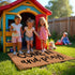 17.5" 29.5" Come in and Play Doormats Mini Playhouse Doormat Faux Coir Fiber Doormats Coir Doormat Welcome Coir Door