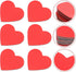 minkissy Red Heart Magnet Fridge Magnets, 40pcs Heart Shape Refrigerator Decors for Household Accessory
