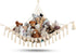 Abby Baby Extra Large Stuffed Animal Hammock with LED Lights 100% Natural