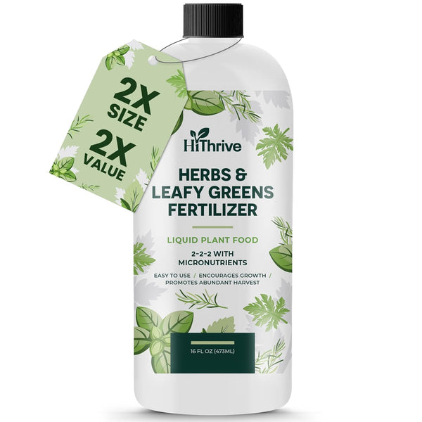 HiThrive 16oz Liquid Fertilizer for Vegetable Garden Makes 24 Gallons of Garden Fertilizer