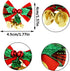 20 Pcs Christmas Mini Bow with Bells, 4 Styles - Traditional, Rustic, Whimsical, Minimalist - Red, Green, Gold Ornaments