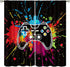 Gamer Curtains for Boys Kids Bedroom, Cool Gaming Decor, Neon Gamepad Teens Curtains for Bedroom Window Treatment Set
