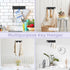 VIS'V Key Holder Wall Mount, Small Self Adhesive Key Hanger with 3 Key Hooks