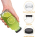 umud 16 Oz Set 8 (8) Juice Bottles with Lids, - of - Clear Glass Jars with Caps - Reusable Empty Drink Containers