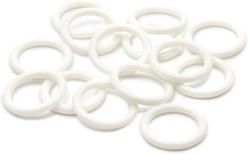 Dritz Plastic Rings, 1-1/8", 14 Count, White