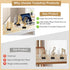 Blltzzz 3 Pcs Music Note Sculptures,Handmade Modern Musical Decoration Table Centerpiece Statue for Piano Bookshelf
