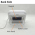 Digital Thermometer with External Sensor, Magnet, Suction Cup for Aquarium, Refrigerator, Freezer (White)