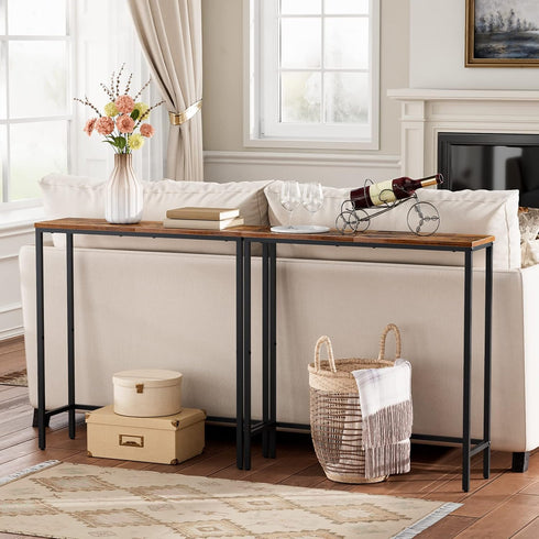 29.5" BF75XG01 HOOBRO Narrow Console Table, Small Entryway Table, Thin Sofa Side Display Table, for Hallway, Bedroom