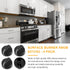 AMI PARTS 8273103 Gas Range Stove Knobs, Fit for Whirlpool, 4-Pack, Black