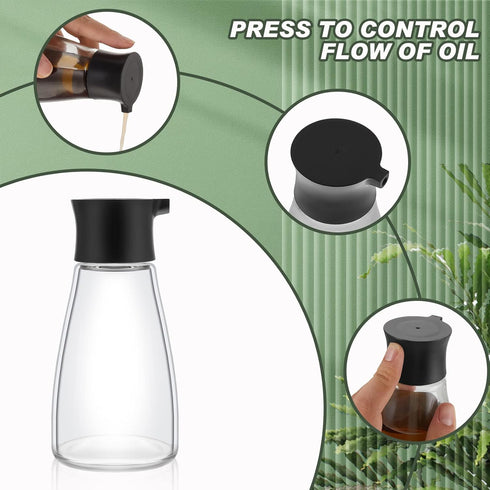 18 Set Tanlade Pcs Soy Sauce Dispenser Leakproof Cruet Dispenser Small Sauce Bottles Glass Soy Container Oil Dispensing