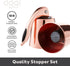 OGGI Copper Plated Bottle Stopper Set of 2 - Stylish Wine Saver Stoppers with Airtight Levers