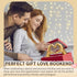 Kityemo Gold Decorative Bookends for Shelves, Heart Hands Book Ends Sculpture Aesthetic Decor for Bedroom Living Room