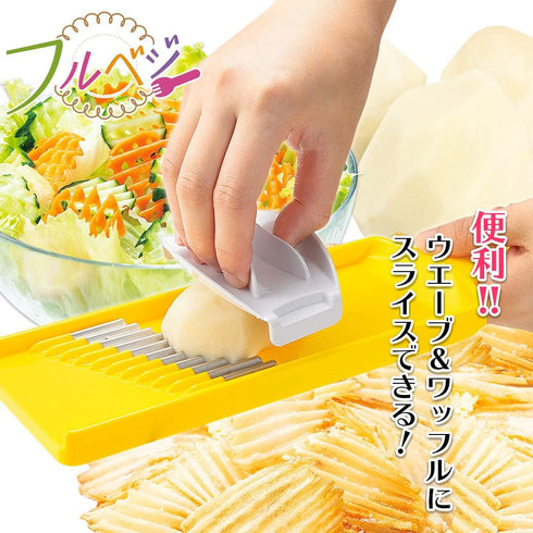 Shimomura Kogyo FV-636 Full Veggie Namami Waffle Slicer, Made in Japan (Tsubamesanjo, Niigata) by SHIMOMURA