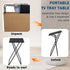 LOFTEY TV Tray Table, Folding TV Dinner Table, Portable TV Tables for Living Room for Eating, Heavy Duty Foldable Side
