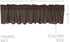 VHC Brands Kettle Grove Window Curtain, Plaid Valance Scalloped, Black, 16x72