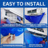 18pcs 2L Oiktylr Mini Split Cleaning Kit Bag, Waterproof AC Cleaning Cover with Storage Bag, PVC Air Conditioner