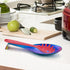 LIANYU Rainbow Spoon Rest, Stainless Steel Utensil Holder for Kitchen Counter, Dishwasher Safe