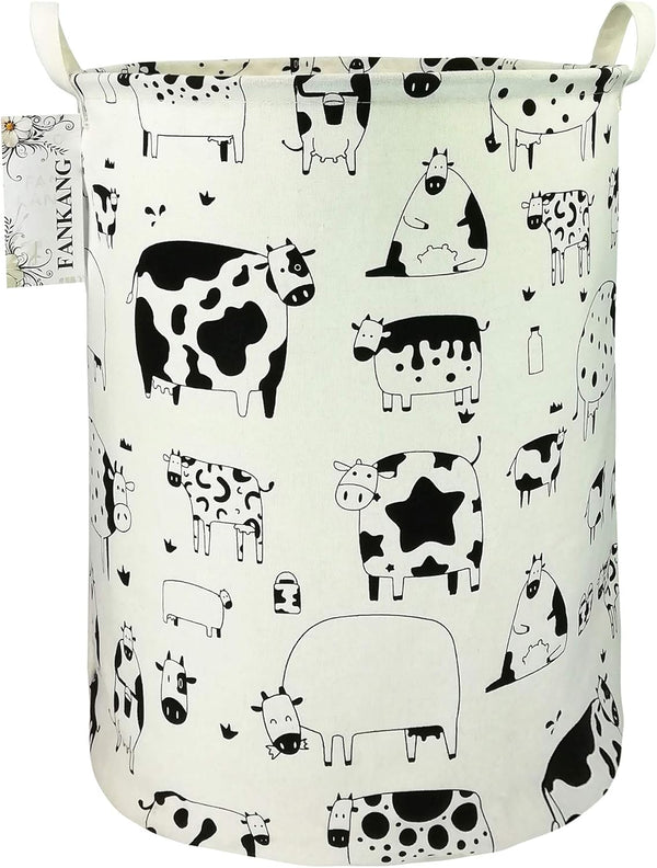 FANKANG Storage Basket, Foldable Nursery Hamper, Waterproof PE Coating, Large Storage Baskets for Kids, Office, Toys
