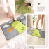 Molesun Dinosaur Bath Mat Non Slip, Soft Shower Rug Plush Microfiber Water Absorbent Thick Shaggy Floor Mats for