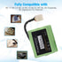 Powerextra 7.2V 4000mAh Battery for Neato XV-11 XV-12 XV-14 XV-15 XV-21 XV-25, Replacement Battery 945-0005 205-0001 (2