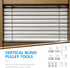 1 Set Roller Blind Repair Kit for Window Shade Brackets Pull End Curtain Accessories