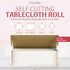 54in 100 Grandipity Plastic Tablecloth Roll - x Ft. Gold Dots Plastic Table Cloths for Parties Disposable with Cutter