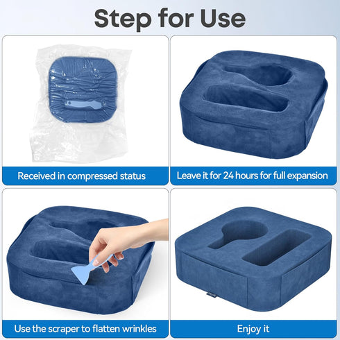 Heyife Cozy Couch Cup Holder Pillow, Couch Caddy for Drink, Snack, Phone, Remote, Game Controller, Removable