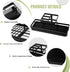 Countertop, 5 Toothbrush Holders for Bathrooms, Carbon Steel Tooth Brushing Holder Electric Toothbrush and Toothpaste