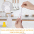 DF DUALFERV 12Pcs Lunch(25ml/0.88oz) DualFerv Mini Ketchup Bottles, Portable Mini Squeeze Bottle, Mini Sauce Condiment