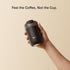 12 oz OutIn Travel Tumbler, Outdoor Insulated Coffee Tumbler with Leak-Proof Flip Lid, Stainless Steel Mug for Hot