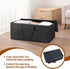 Demao Cushions-51"Lx15.8"Wx21.7"H Extra Large Outdoor Cushion Storage Bags,Heavy Duty Patio Waterproof Furniture