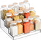 Yieach 3 Tier Clear Acrylic Spice Rack Organizer for Cabinet and Pantry Shelf