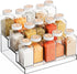 Yieach 3 Tier Clear Acrylic Spice Rack Organizer for Cabinet and Pantry Shelf
