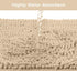 LuxUrux Birch Bathroom Rug - Luxury Bath Mat, Extra-Soft Plush Chenille Microfiber, 24'' x 17''