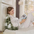 18inch-Sage Reading Pillows for Boyfriend Adult,Velvet Back Pillow Bed Wedge Large, Back Rest Support Cushion