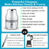 Electric Garlic Chopper - 250ML Mini Portable Veggie Chopper, Wireless Food Processor for Garlic, Onion, Meat