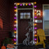 UZKEW 16.4FT 30 8 Halloween String Lights, LED Pumpkin Bat Ghost Battery Operated Orange and Purple Lights Strobe
