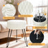 Velvet Vanity Stool Footrests, Round Ottoman Vanity Chairs with Anti-Slip Feet, Dressing Table Seat Foot Stool