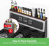 Weiwavivi 30 Inch Silicone Stove Top Shelf Magnetic for Kitchen, Strong Magnetic Heat Resistant Spice Rack Organizer