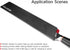 WELLSTAR 2 Piece Knife Edge Guards Set, 12 Inch Universal Blade Covers, BPA Free, Non-Scratch Felt Lining