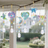 6 3D YUNVI Pcs Diamonds Paintings Suncatcher, Double Sided Diamonds Paintings Wind Chime Paint by Number, Diamond