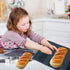 Mesh Silicone Bread Forms, Square Shape Non Stick Bakery Tray for Crusty Bread Bakeware for Small Toaster Oven