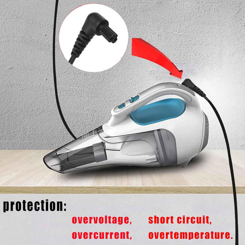 15V Charger for Black and Decker 90627870 Dustbuster Handheld Vacuum HHVI315JO42 HHVI325JR22 Power Adapter Black
