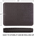 Silicone Dish Drying Mat | Eco-friendly, Heat-resistant Kitchen Counter or Sink Mat, 16 x 12 inches