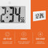 MARATHON Large Digital Wall Clock, White, 8” Display, Easy to Read